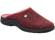 Kapcie damskie - Rohde damskie kapcie domowe Vaasa-D 2308, rozmiar:41 EU, kolor:Czerwony - miniaturka - grafika 1