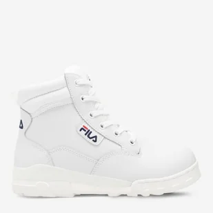 Trapery damskie wysokie Fila FFW0216-10004 38 (7US) 23.5 cm Białe (8719477731523). Buty za kostkę damskie - Botki damskie - miniaturka - grafika 1