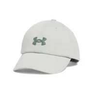 Czapki damskie - Damska Czapka z daszkiem UNDER ARMOUR WOMEN'S UA BLITZING ADJ 1376705-377 – Zielony - miniaturka - grafika 1