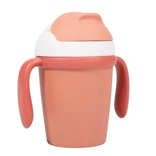 Bo Jungle kubek ze słomką CPLA Terracotta - Bidony dla dzieci - miniaturka - grafika 1