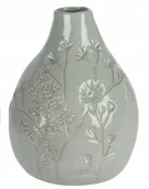 Wazony i flakony - Wazon porcelanowy z dekorem kwiatów Lena, 10,5 x 14 cm - miniaturka - grafika 1
