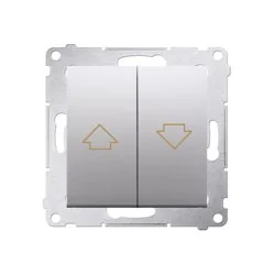 Kontakt KONTAKT_SIMON Łącznik żaluzjowy zwierny SIMON 54 Aluminium DZP1A.01/44 - Wyłączniki światła i elektryczne - miniaturka - grafika 1