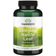Suplementy naturalne - Swanson - Liść Pokrzywy, 400mg, 120 kapsułek - miniaturka - grafika 1
