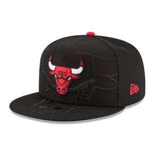New Era 9Fifty Snapback Czapka dziecięca - SPILL Chicago Bulls Czarny Child - (52-54cm) - Czapki dla dzieci - miniaturka - grafika 1
