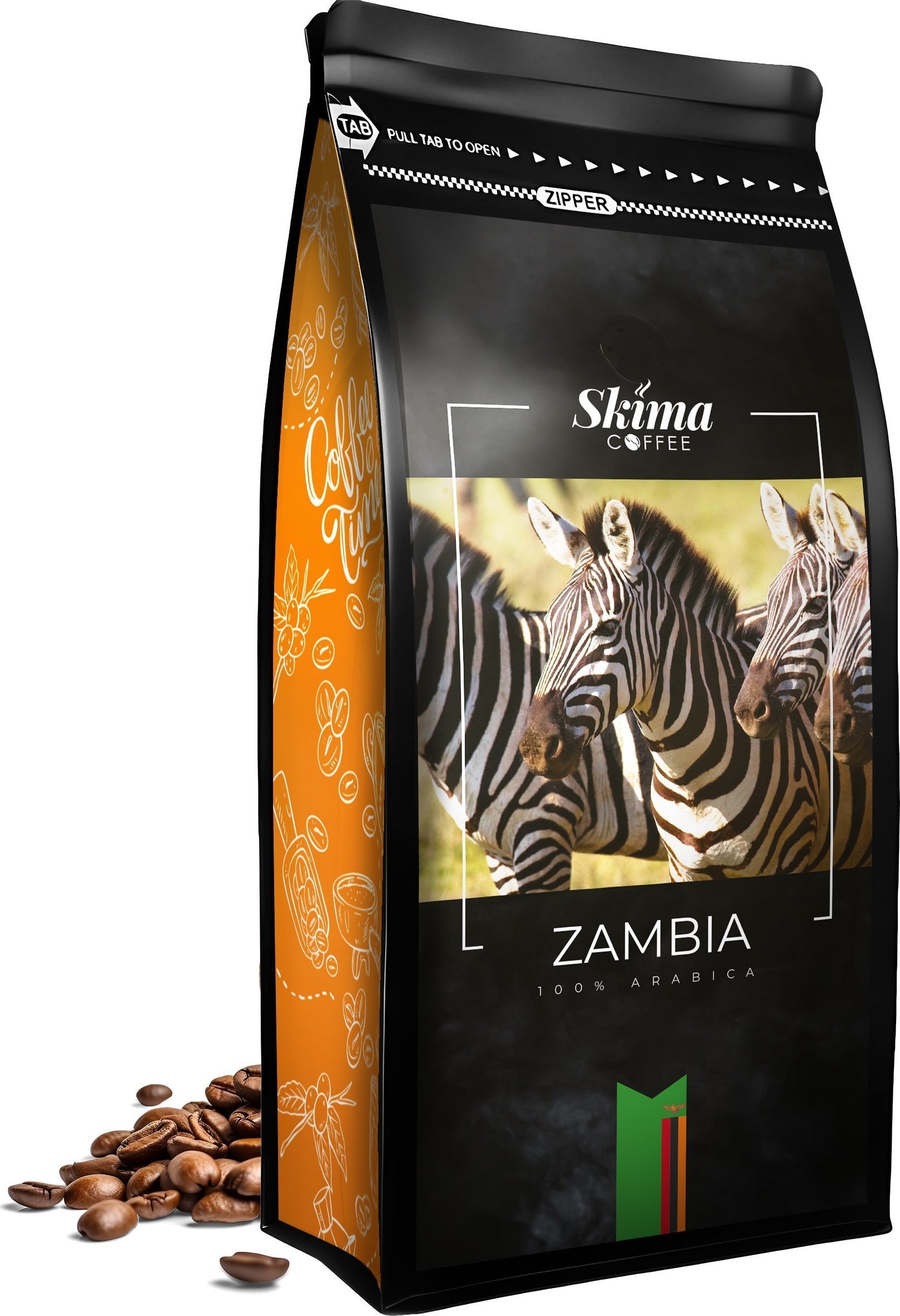 Kawa ziarnista SkimaCoffee Zambia 1 kg