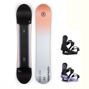 Deski snowboardowe - Zestaw Snowboard Ride Compact 146 cm + wiązania CL-4 - miniaturka - grafika 1