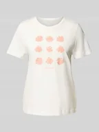Koszulki i topy damskie - T-shirt o kroju regular fit z czystej bawełny - miniaturka - grafika 1