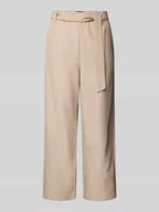 Sukienki - Spodnie materiałowe z prostą, skróconą nogawką - miniaturka - grafika 1