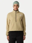 Bluzy damskie - The North Face Polar Glacier NF0A8D2C Beżowy Regular Fit - miniaturka - grafika 1