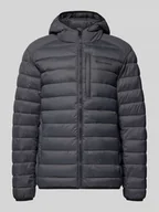 Kurtki męskie - Kurtka pikowana z kapturem i logo - miniaturka - grafika 1