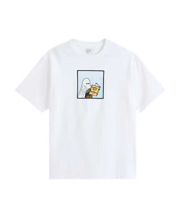 T-shirt Męski VANS Commitment 4 DUMMIES LO White VN000VY5WHT1 M