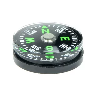 Highlander Lightweight Pocket Button Compass, czarny COM007 - Kompasy - miniaturka - grafika 1