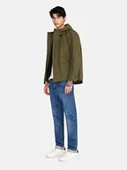 Kurtki męskie - Sisley Męska kurtka 2TCZSN01H Military Green 901, XL, zielony wojskowy 901, XL - miniaturka - grafika 1