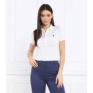 Koszulki i topy damskie - POLO RALPH LAUREN Polo Julie Slim Fit pique - miniaturka - grafika 1