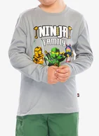 Bluzy dla chłopców - Bluza dziecięca LEGO LW Tano 203 - light grey - miniaturka - grafika 1