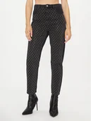 Spodnie damskie - Patrizia Pepe Jeansy 2P1552/D014-K449 Czarny Relaxed Fit - miniaturka - grafika 1