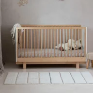 Komody dla dzieci - Łóżeczko Basic białe z opcją tapczanika 70x140 cm - miniaturka - grafika 1