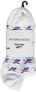 Skarpetki damskie - Reebok Skarpety unisex Cl Fo Invisible Sock 3p wielokolorowa biały / niebieski / czerwony (blanco / vecblu / vecred) M IRX83 - grafika 1