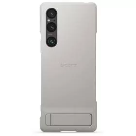 Obudowa dla telefonów komórkowych Sony Xperia 1 V 5G Stand Cover (XQZCBDQH.ROW) Szary - Etui i futerały do telefonów - miniaturka - grafika 1