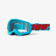 Gogle narciarskie - 100% 100% Strata Anti-Fog Goggles Gen2, summit/clear  2021 Gogle HU-GOG-0055/1348/unis - miniaturka - grafika 1