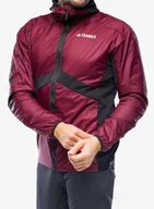 Kurtki narciarskie - Kurtka na skitury adidas TERREX Techrock GORE-TEX WINDSTOPPER Hooded Jacket - shadow red/black - miniaturka - grafika 1