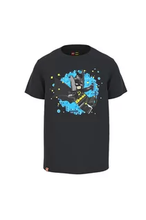 Koszulki dla chłopców - Koszulka LEGO® Batman bawełniana - czarna - grafika 1