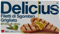 Konserwy i dania rybne - Filety z makreli w oliwie z oliwek Filetti di Sgombro Grigliato all'Olio di Oliva 85g - Delicius - miniaturka - grafika 1
