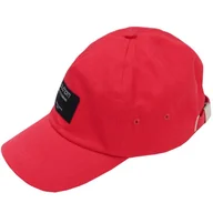 Czapki damskie - Czapka z daszkiem Outhorn W HOL21 CAD601 (kolor Czerwony, rozmiar L/XL) - miniaturka - grafika 1