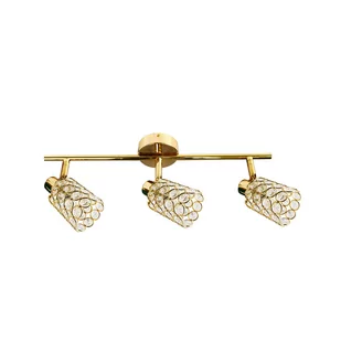 Candellux Listwa York II mosiądz 3x40 W G9 - Lampy sufitowe - miniaturka - grafika 1