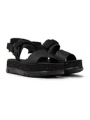 Sandały damskie - Camper Sandały "Oruga Up" w kolorze czarnym na obcasie - miniaturka - grafika 1