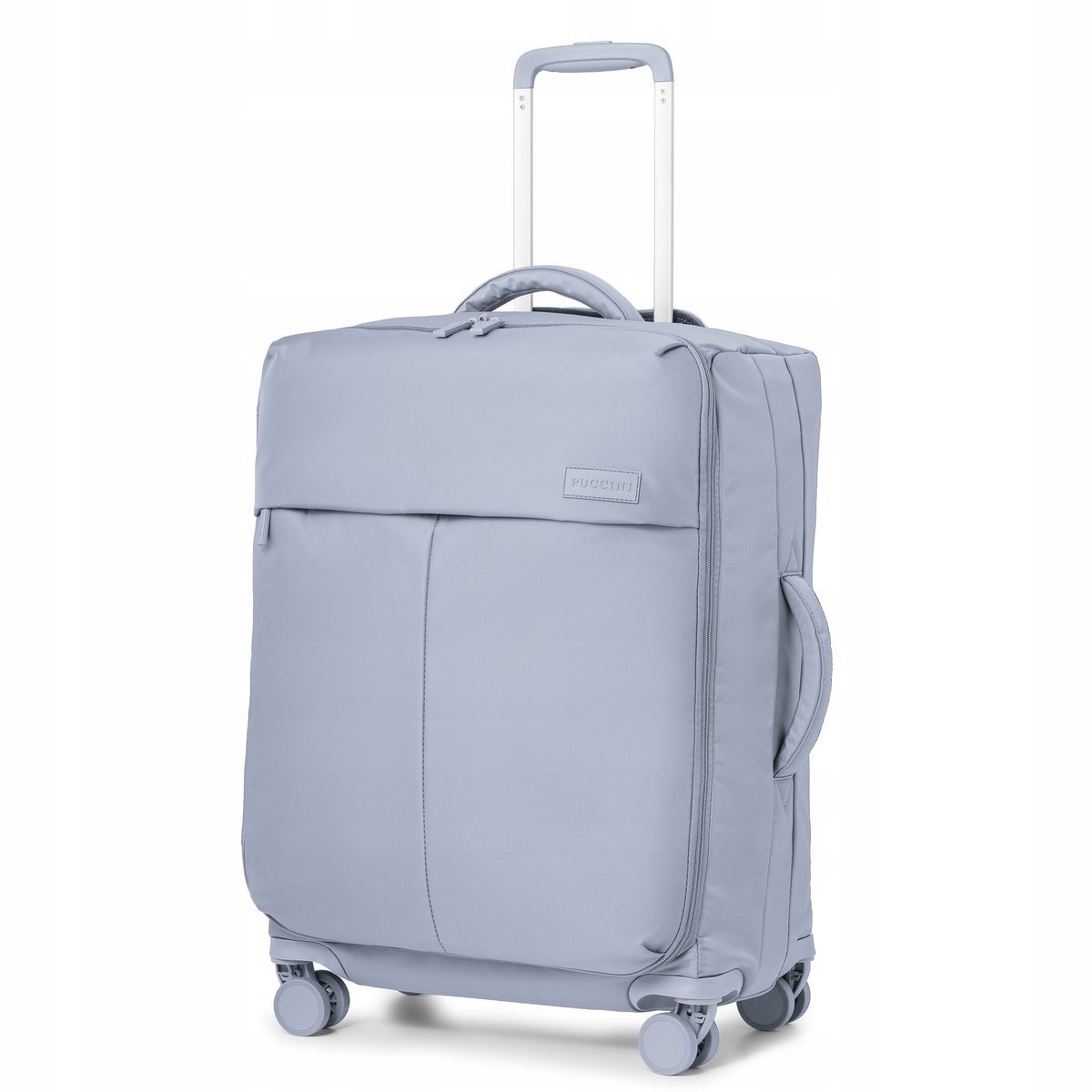 PUCCINI Walizka Podróżna Średnia Miękka Materiałowa Nylon EM50251B-4 Szara