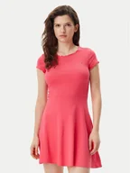 Sukienki - Tommy Jeans Sukienka letnia Babylock DW0DW20614 Różowy Slim Fit - miniaturka - grafika 1