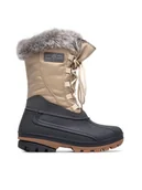 Buty dla dziewczynek - CMP Śniegowce Polhanne 30Q4695 Beżowy - miniaturka - grafika 1