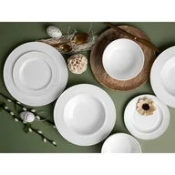 Talerze - Talerz deserowy Milano 17,5 cm biały - miniaturka - grafika 1