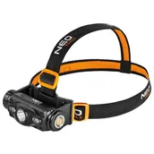 Latarki - CREE Neo Neo Latarka czołowa Latarka czołowa akumulatorowa USB 1000 lm czerwony/niebieski LED + LED 99-028 - miniaturka - grafika 1