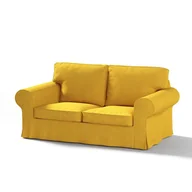Pokrowce na meble - Dekoria Pokrowiec na sofę Ektorp 2-osobową nierozkładaną musztardowy szenil 173 x 83 x 73 cm Etna 611-705-04 - miniaturka - grafika 1