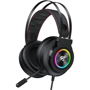 HAVIT H654d RGB czarne - Słuchawki - miniaturka - grafika 1
