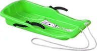 Sanki i ślizgacze - Marmat Plastikowe Sanki Karol Z Hamulcami - Zielone - miniaturka - grafika 1