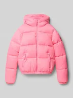 Kurtki i płaszcze dla dziewczynek - Kurtka pikowana o kroju regular fit z aplikacją z logo model ‘Bella’ - miniaturka - grafika 1
