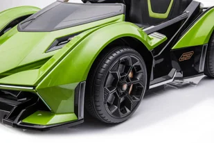 Samochód Na Akumulator Lamborghini GT  HL528 Zielony - Pojazdy elektryczne dla dzieci - miniaturka - grafika 7