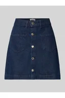Spódnice - Spódnica jeansowa o linii A z czystej bawełny model AMAZING - Only - miniaturka - grafika 1