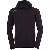 Kurtki męskie - uhlsport Męska kurtka Essential Hood, czarna, XXXL - miniaturka - grafika 1