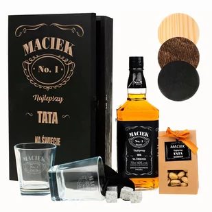 DLA TATY SZKLANKI WHISKY LOGO KARAFKA BOX Y9 - Karafki - miniaturka - grafika 1