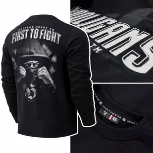 Bluza Męska Bez Kaptura Extreme Hobby Hooligans Czarna R. Xl - Bluzy męskie - miniaturka - grafika 1