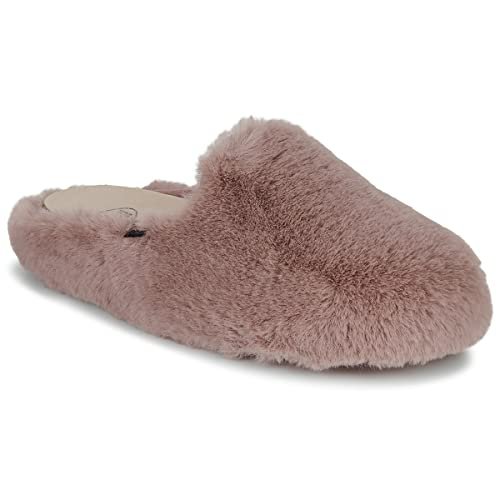 Scholl, Kapcie Maddy z miękkiego futra, różowe, Różowy, 39 EU