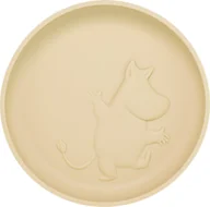 Miseczki i talerzyki dla dzieci - Moomin Silicone plate, latte beige - miniaturka - grafika 1