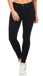 Spodnie damskie - ONLY jeansy damskie wauw, czarny denim, XS - grafika 1