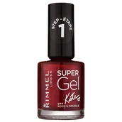 Lakiery do paznokci - Rimmel London Super Gel By Kate 12ml W Lakier do paznokci 044 Rock N Sparkle 645 - miniaturka - grafika 1