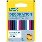 Akcesoria do elektronarzędzi - Rapid Klej kolorowy 7-8 mm - 115 g - miniaturka - grafika 1