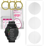 Akcesoria do smartwatchy - 3x Folia hydrożelowa do Garmin Forerunner 255 Music - apgo Smartwatch Hydrogel Protection Ochrona na ekran smartwatcha - miniaturka - grafika 1